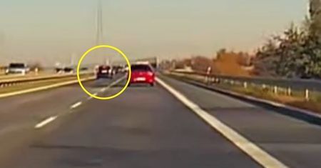 Zobaczył, że kończy się pomiar. Skandal, co zrobił kierowca skody