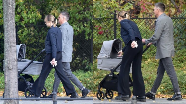 Krzysztof Ibisz spaceruje z żoną i synkiem