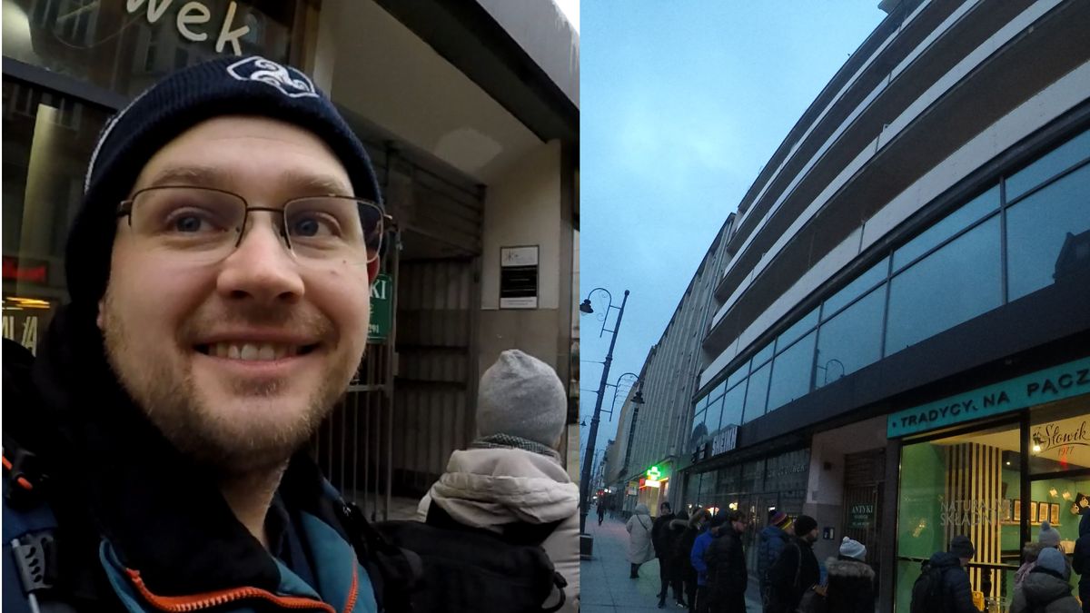 Kolejka po pączki ustawiała się od bladego świtu