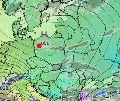 Nad Polską nadciąga silny antycyklon. Wcześniej dotrze pył saharyjski