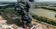 Sochaczew: Pożar zakładów chemicznych. Słup czarnego dymu widać było z wielu kilometrów
