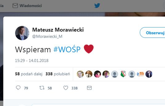 PAP nabrał się na fałszywy wpis Morawieckiego o WOŚP, w Politico źle przetłumaczono słowa premiera Bułgarii nt. UE