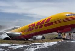 Wypadek samolotu firmy kurierskiej DHL. Nagranie z lotniska w Kostaryce