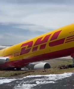 Wypadek samolotu firmy kurierskiej DHL. Nagranie z lotniska w Kostaryce