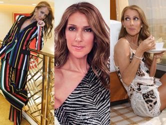 Celine Dion rozkłada się na stole bilardowym jako nowa ambasadorka firmy kosmetycznej