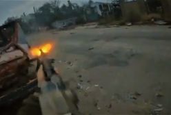 Znalazł się w samym środku ostrzału. Mrożące krew w żyłach nagranie z frontu