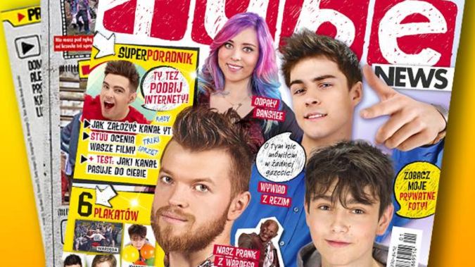 Poznajcie nową najbardziej hejtowaną gazetę. Tube News: magazyn o polskich Youtuberach! Co w środku? 1