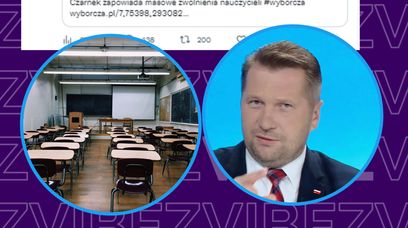 Zwolnienia nauczycieli. Czarnek chce cofnąć polską szkołę do lat 90.? [OPINIA]