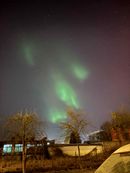 Zorza polarna nad Chodzieżą.