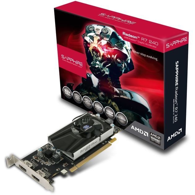 Sapphire R7 240 Dual HDMI Low Profile karta graficzna