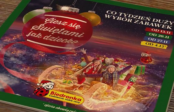 Biedronka promuje zabawki na Boże Narodzenie (wideo)