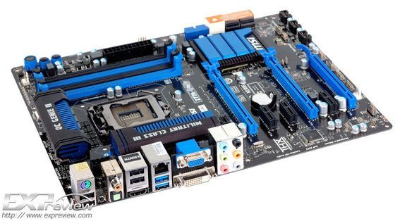 płyta gł&oacute;wna MSI Z77A-GD55 - tylny panel