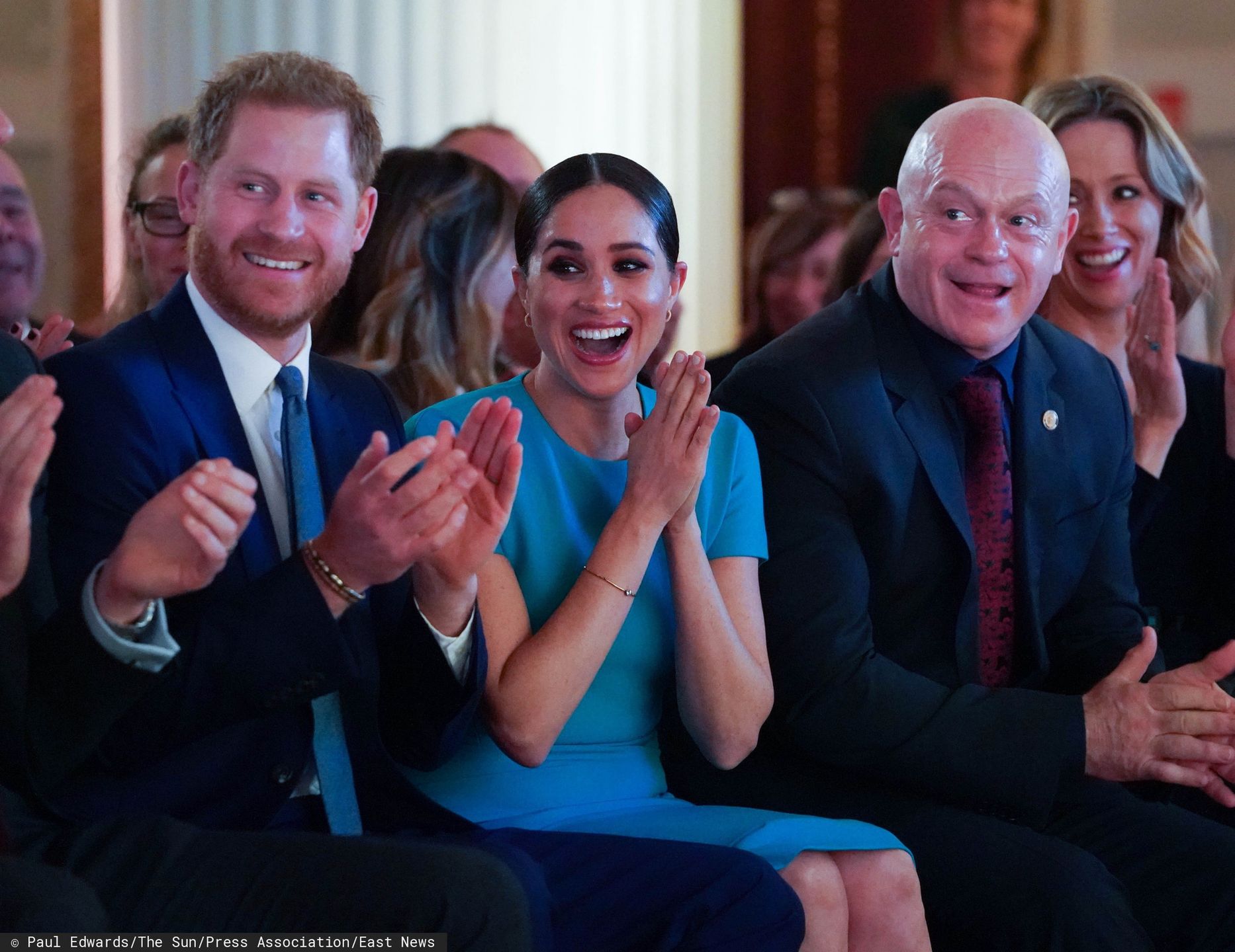 Meghan Markle i "po prostu Harry" na gali w Londynie