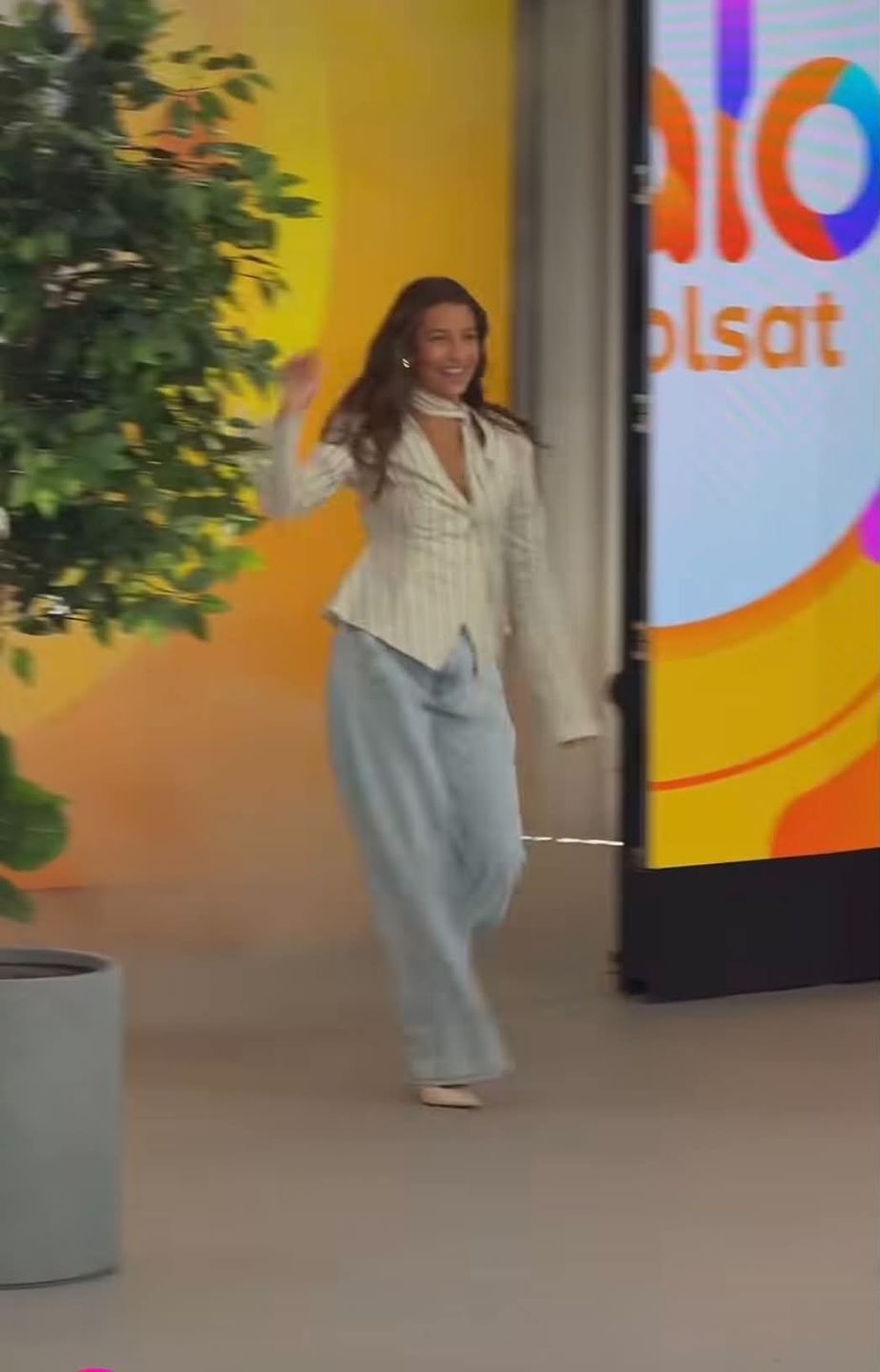 Julia Wieniawa w "Halo tu Polsat"