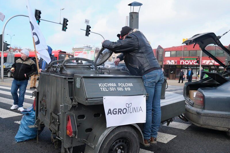 protest rolników agrounia lublin