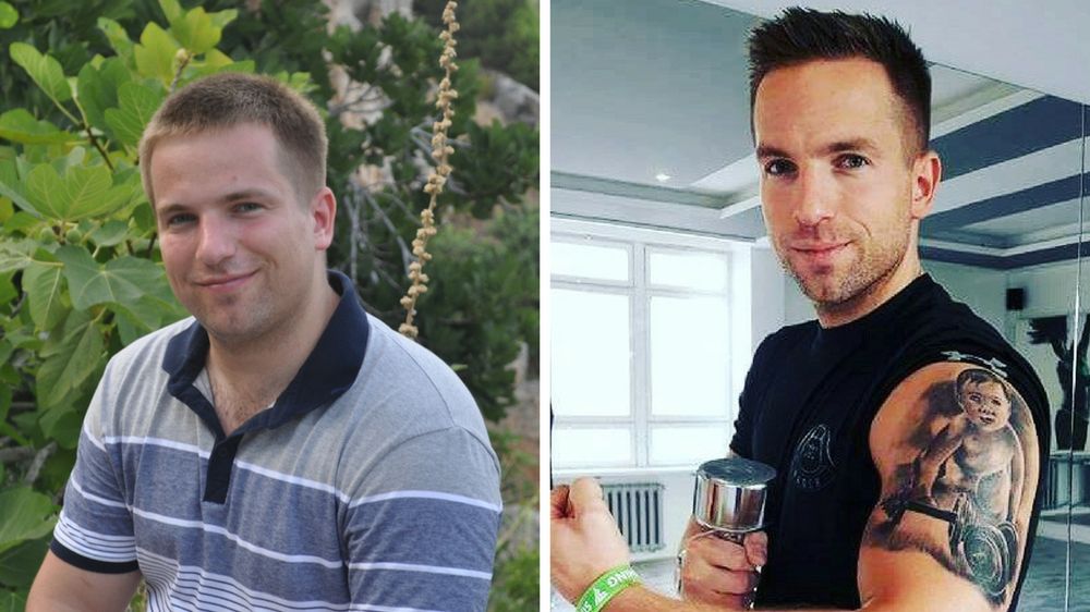 P. Wójcik przed i po metamorfozie 