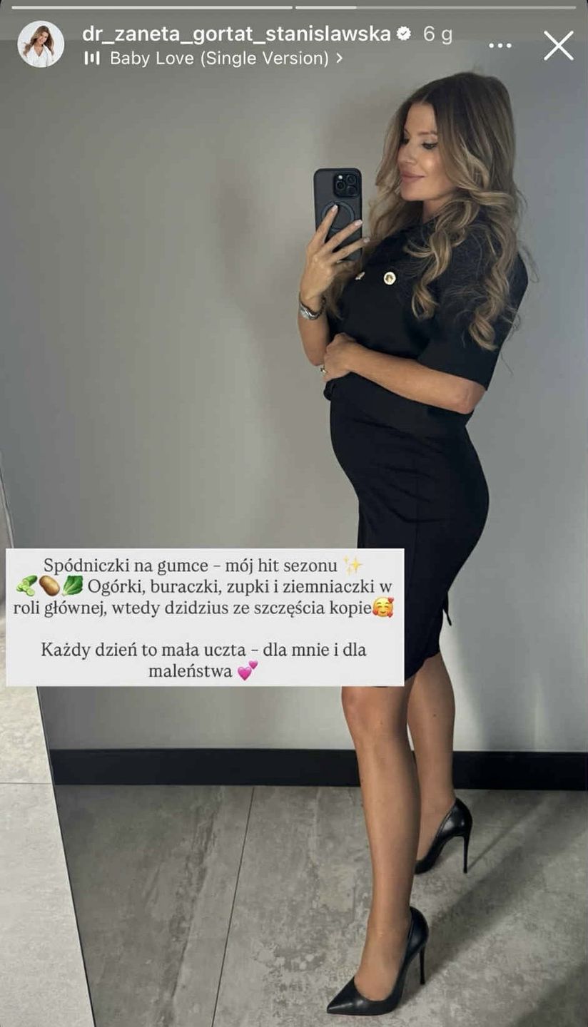 Żaneta Gortat-Stanisławska eksponuje ciążowy brzuszek 