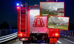 Duży pożar na fermie. W hali było kilkadziesiąt tysięcy kur