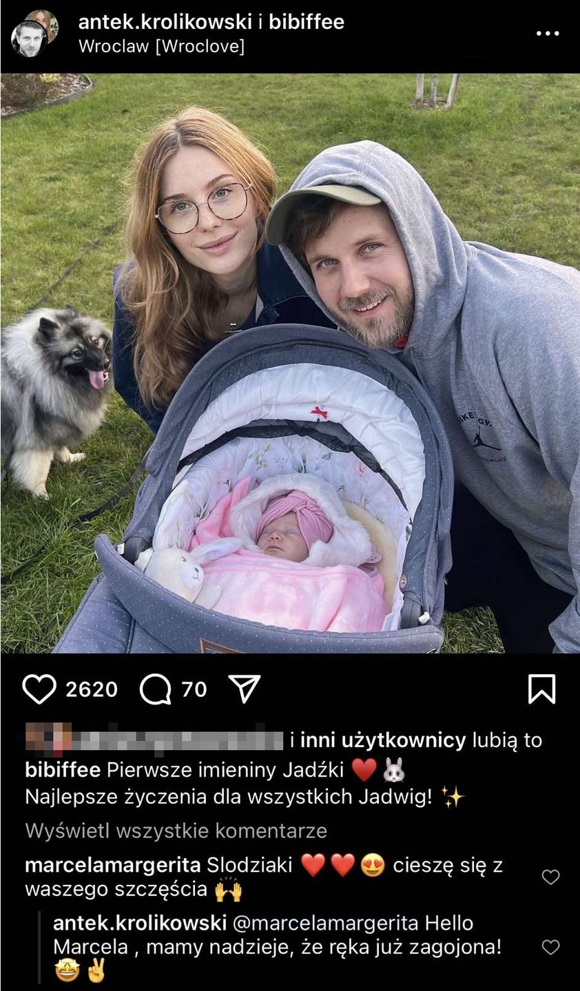 Antek Królikowski i Izabela pokazali córkę