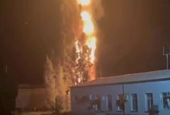 Drony uderzyły w Rosji. Eksplozje i pożar