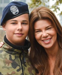 Edyta Górniak rozpływa się nad synem. Jest mistrzem dyscypliny