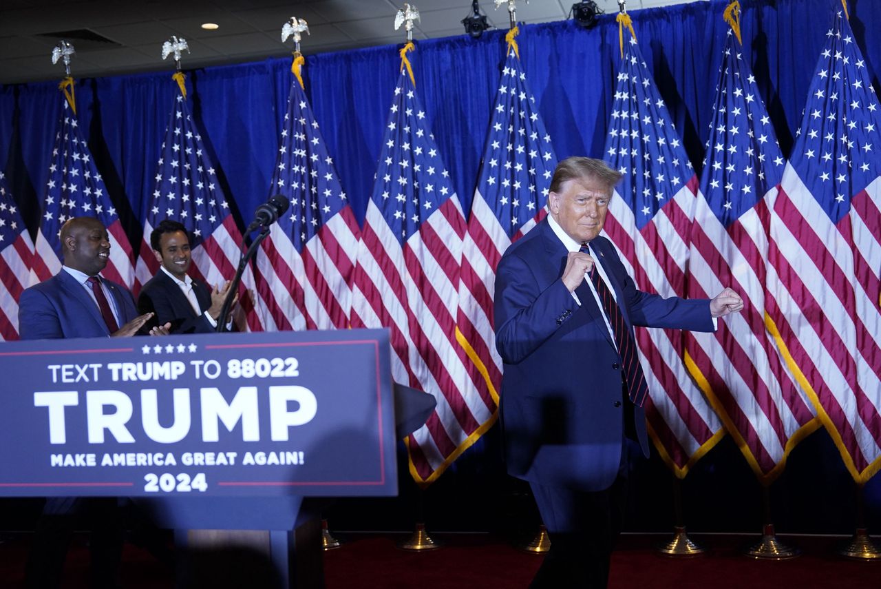 Trump slams Nikki Haley in victory speech: 'If we don't win, our country is done for'