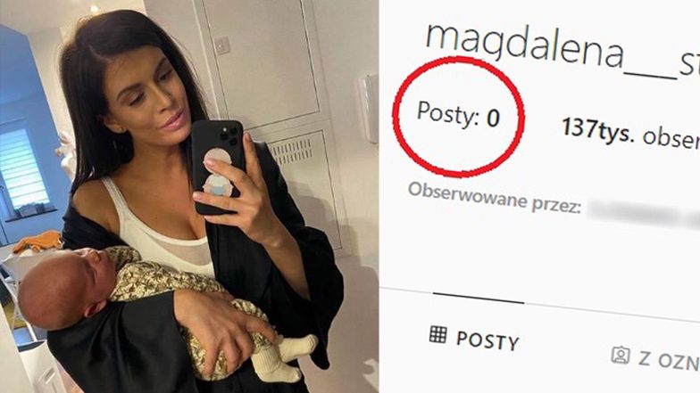 Magdalena Stępień USUNĘŁA wszystkie posty z Instagrama 