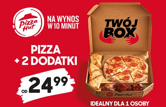 Pizza Hut wspiera kampanią ofertę „Twój Box"