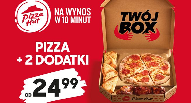 Pizza Hut wspiera kampanią ofertę „Twój Box"