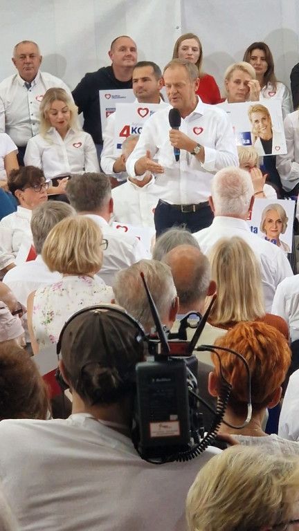 Donald Tusk w Płocku
