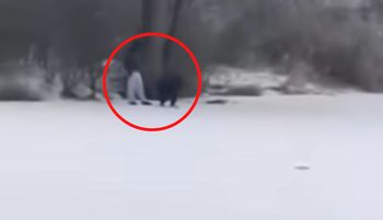 "Młotek poszedł w ruch". Chłopcy byli na stawie. Zaczęła nagrywać