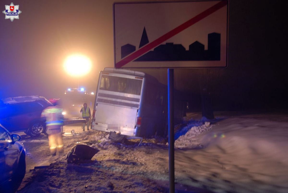 wypadek autokar