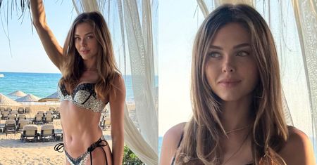 Joanna Opozda w bikini wdzięczy się do fotek na darmowych wakacjach w Turcji (ZDJĘCIA)