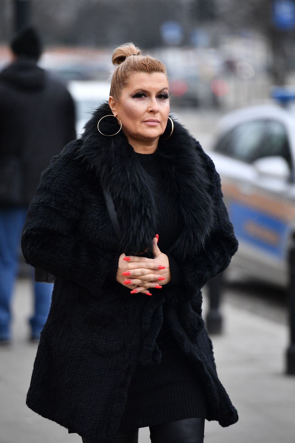 Pogrzeb Emiliana Kamińskiego. Katarzyna Skrzynecka żegna aktora