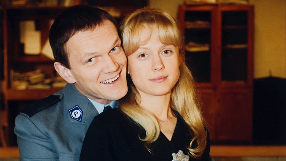 Aleksandra Woźniak i Cezary Pazura
