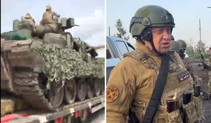 Czołgi transportowane do Moskwy. W Rosji trwa bunt na wielką skalę