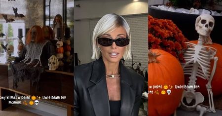 Małgorzata Rozenek udekorowała nową willę na Halloween: kościotrupy, dynie i nietoperze. Strach się bać? (ZDJĘCIA)
