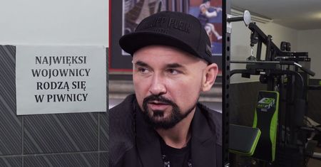 Vega urządził siłownię w biurze: "Trener do mnie przyjeżdża"