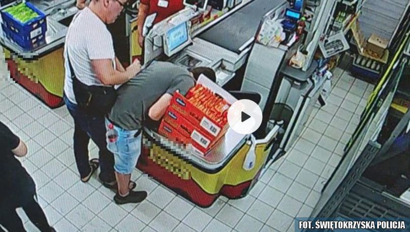 Policjant w czasie wolnym od służby ujął sprawcę kradzieży zuchwałej