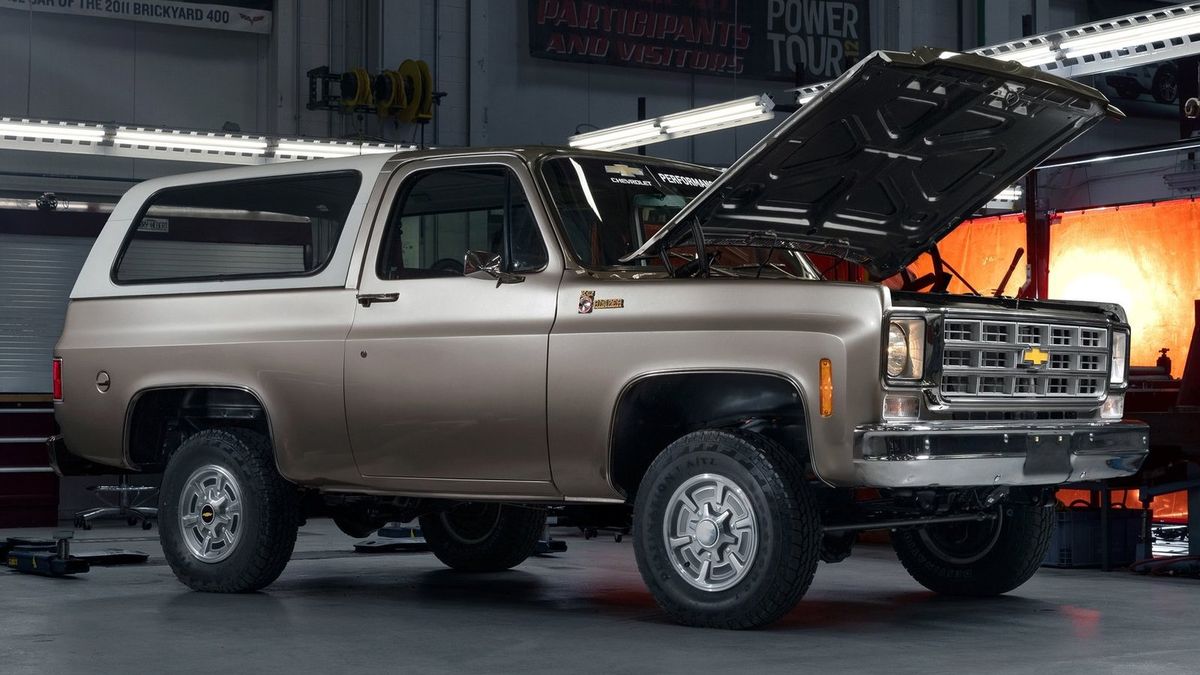 Chevrolet K5 Blazer otrzymał nowy napęd. Nie monstrualnie mocne V8, lecz elektryczny.