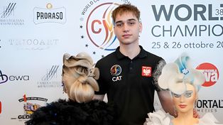Rypin ma mistrza świata we fryzjerstwie. Wielki sukces Tomasza Szczechowicza