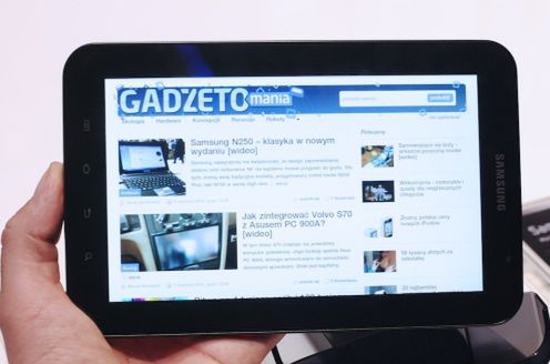 Samsung Galaxy TAB – pierwsze wrażenia [wideo + galeria]