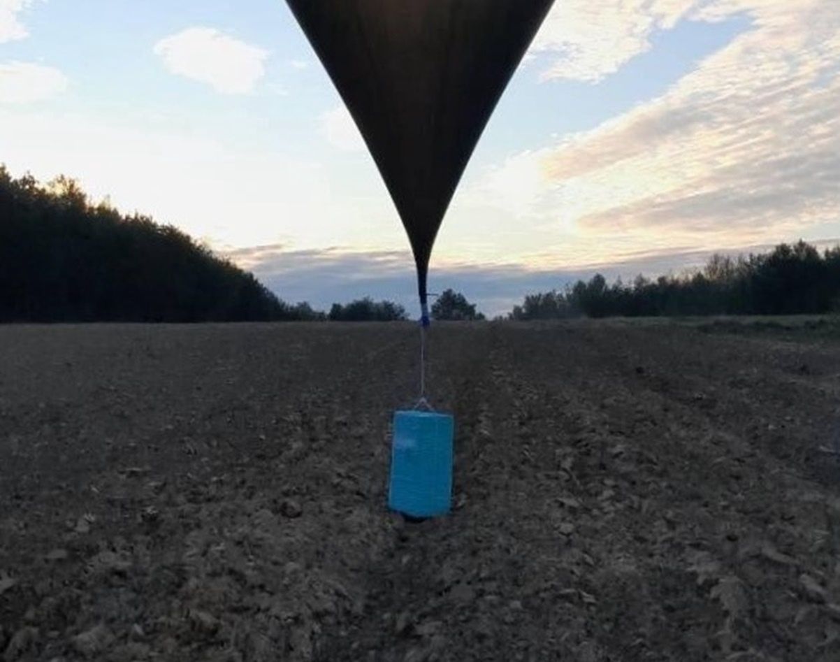 Tajemniczy balon nad Podlasiem. Oto co było w środku