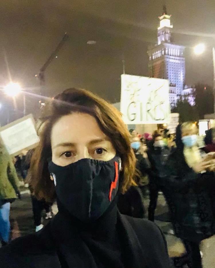 Maja Ostaszewska mówi o ataku na piątkowy protest