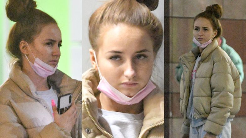 Angelika Mucha bez maseczki