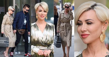 Odmieniona Paulla wychodzi z partnerem i torbą Diora z "Dzień Dobry TVN" (ZDJĘCIA)