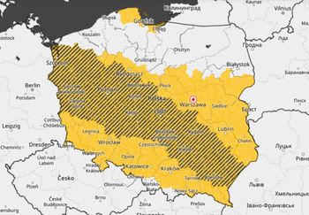 Niemal cała Polska na żółto. IMGW wydało alerty