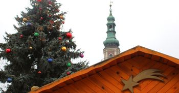 Zamość: Szopka bożonarodzeniowa stanęła na Rynku Wielkim