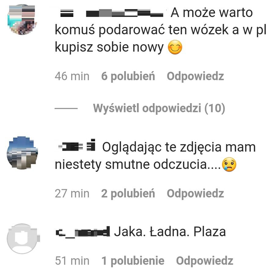 Barbara Kurdej-Szatan reklamuje wózek na Zanzibarze