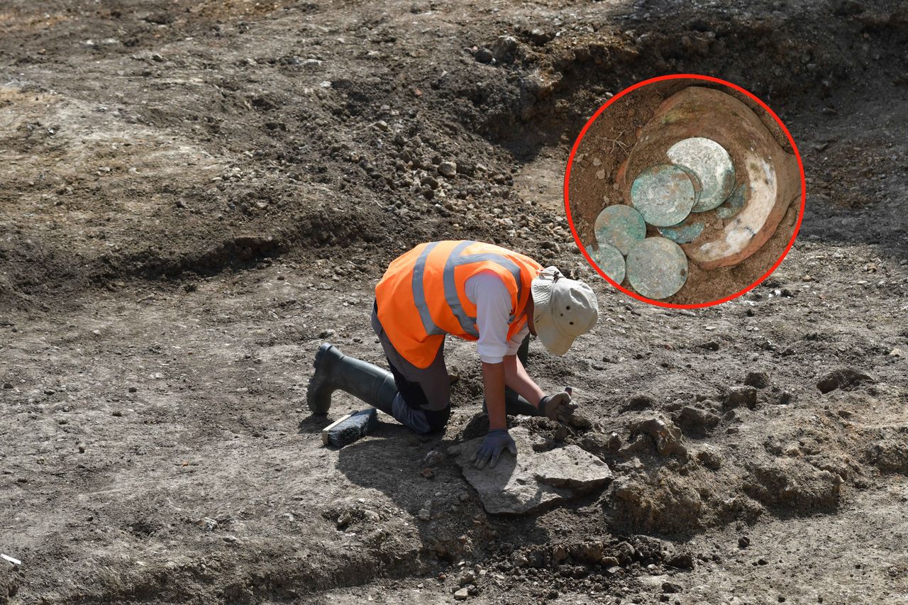 Pracował na polu, żeby odnowić łąkę. Trafił na wielki skarb